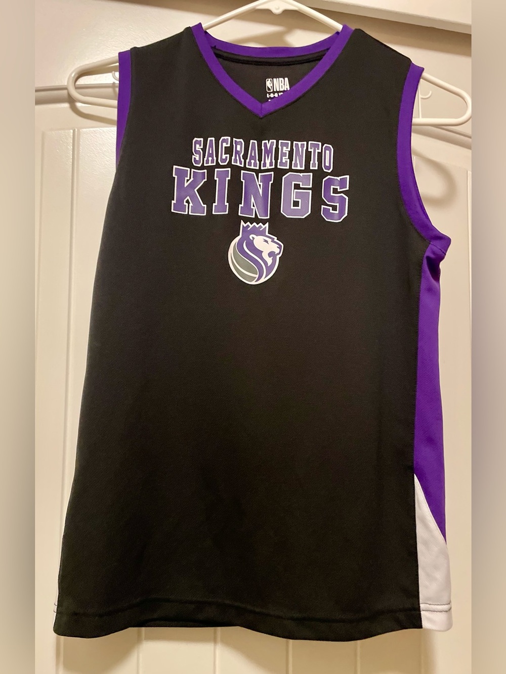 NBA Sacramento Kings Kids Sleeveless Jersey - Black & Purple